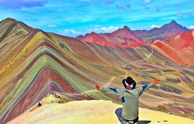 Rainbow Mountain in Perú