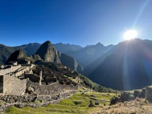 Machu Picchu Sun up