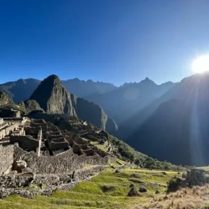 Machu Picchu Sun up
