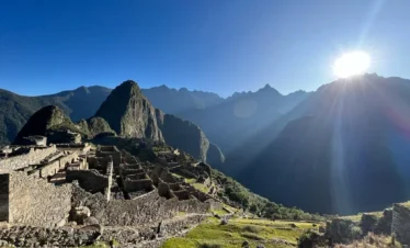 Machu Picchu Sun up