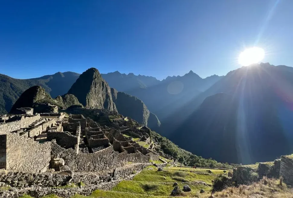 Machu Picchu Sun up